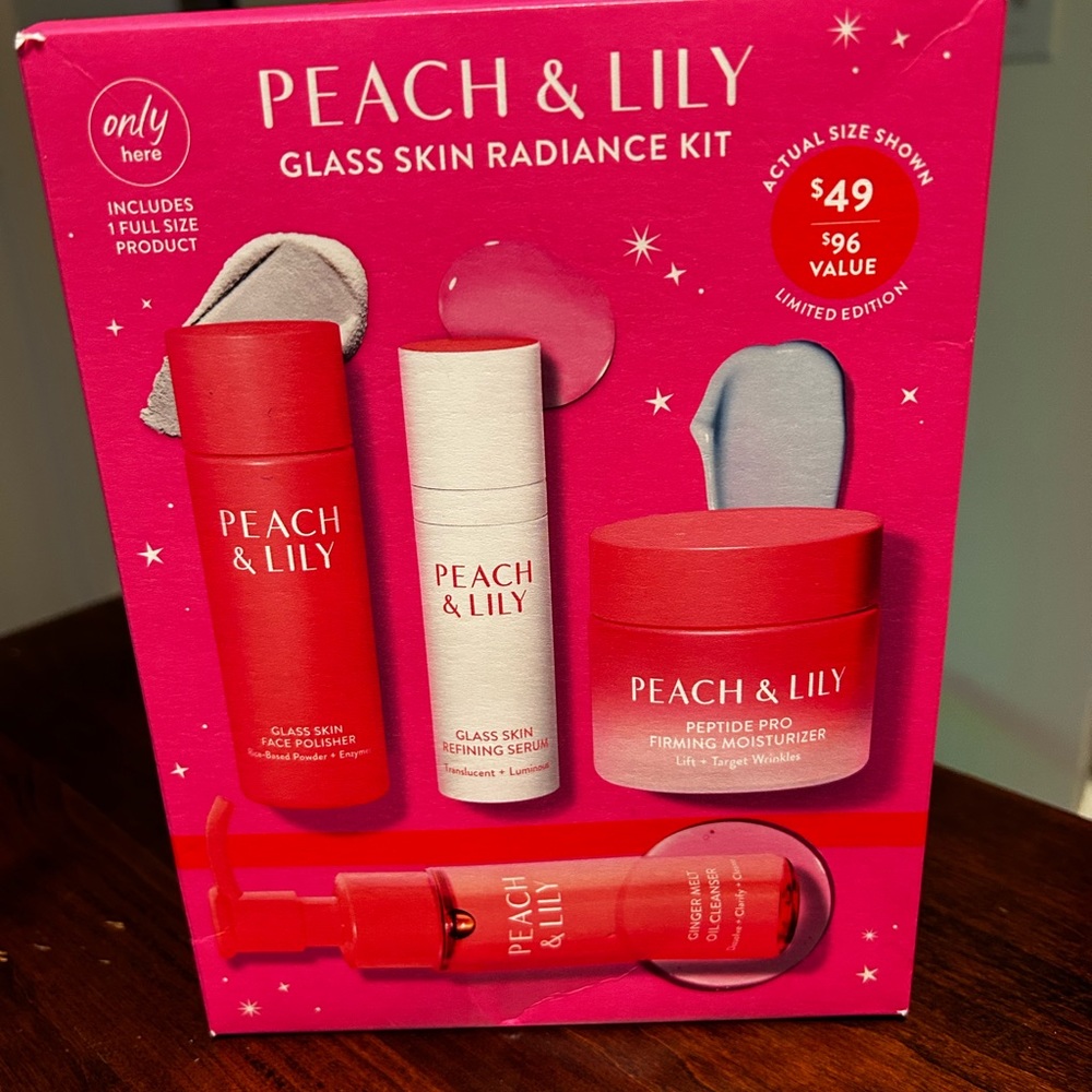 Peach Lily Glass skin radiance kit